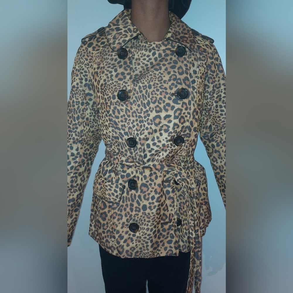 Jones New York Women's Jacket/ Coat  |Animal Print Long Sleeve. - Picture 7 of 7